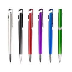 Caneta Plástica com Suporte para Celular